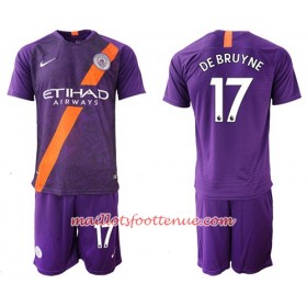 Maillot/Tenue Manchester City De Bruyne 17 Enfant Troisieme 2018/2019